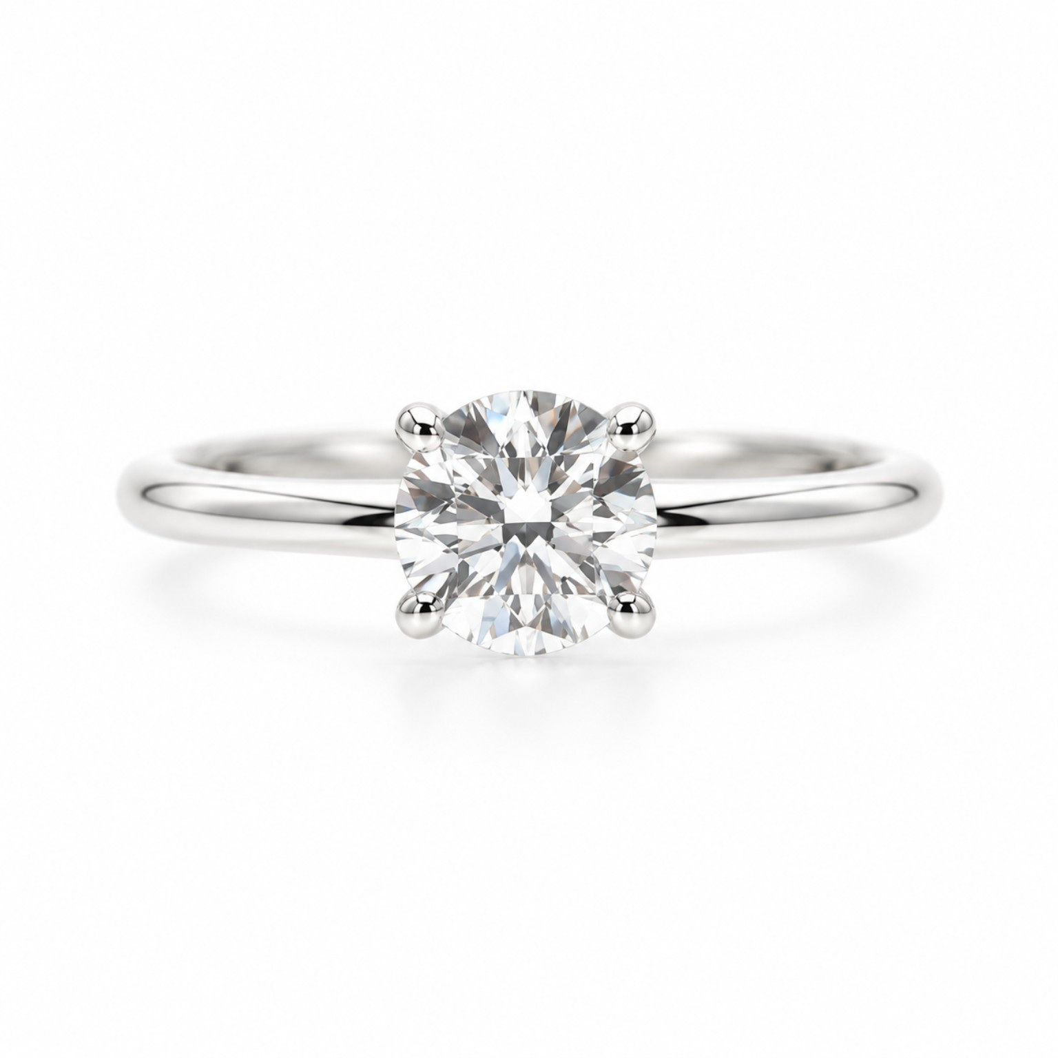 Twist Solitaire Ring